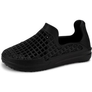 Lusso Cloud Scenario Slip-On Shoes Womens Size 6 Black Foam Comfort Clogs